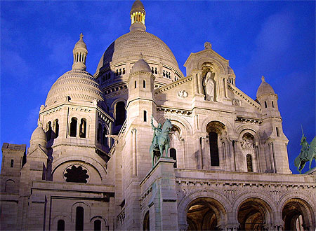 Sacre Coeur Montmartre on Du Sacr   Coeur    Nuit    Eglise    Sacr   Coeur    Montmartre