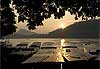 Coucher de soleil sur le M�kong