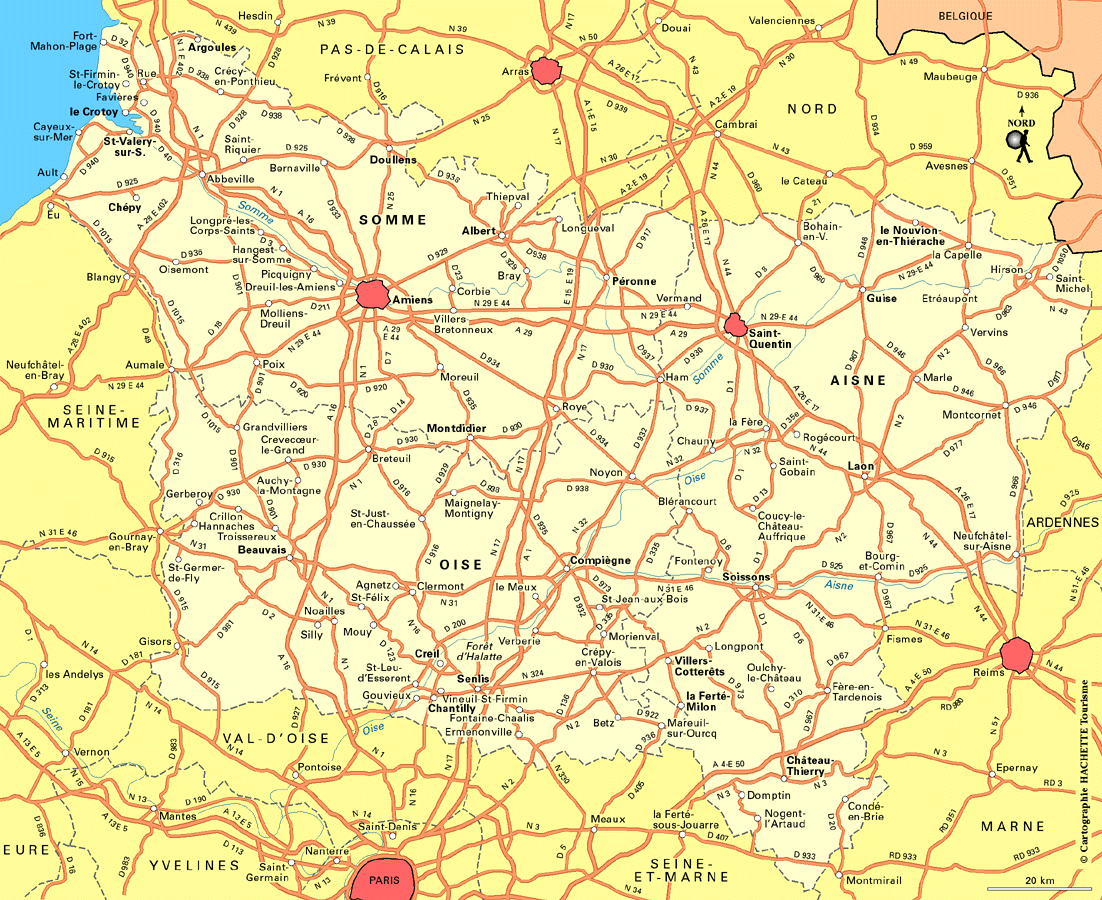 Picardy | Map: Picardie